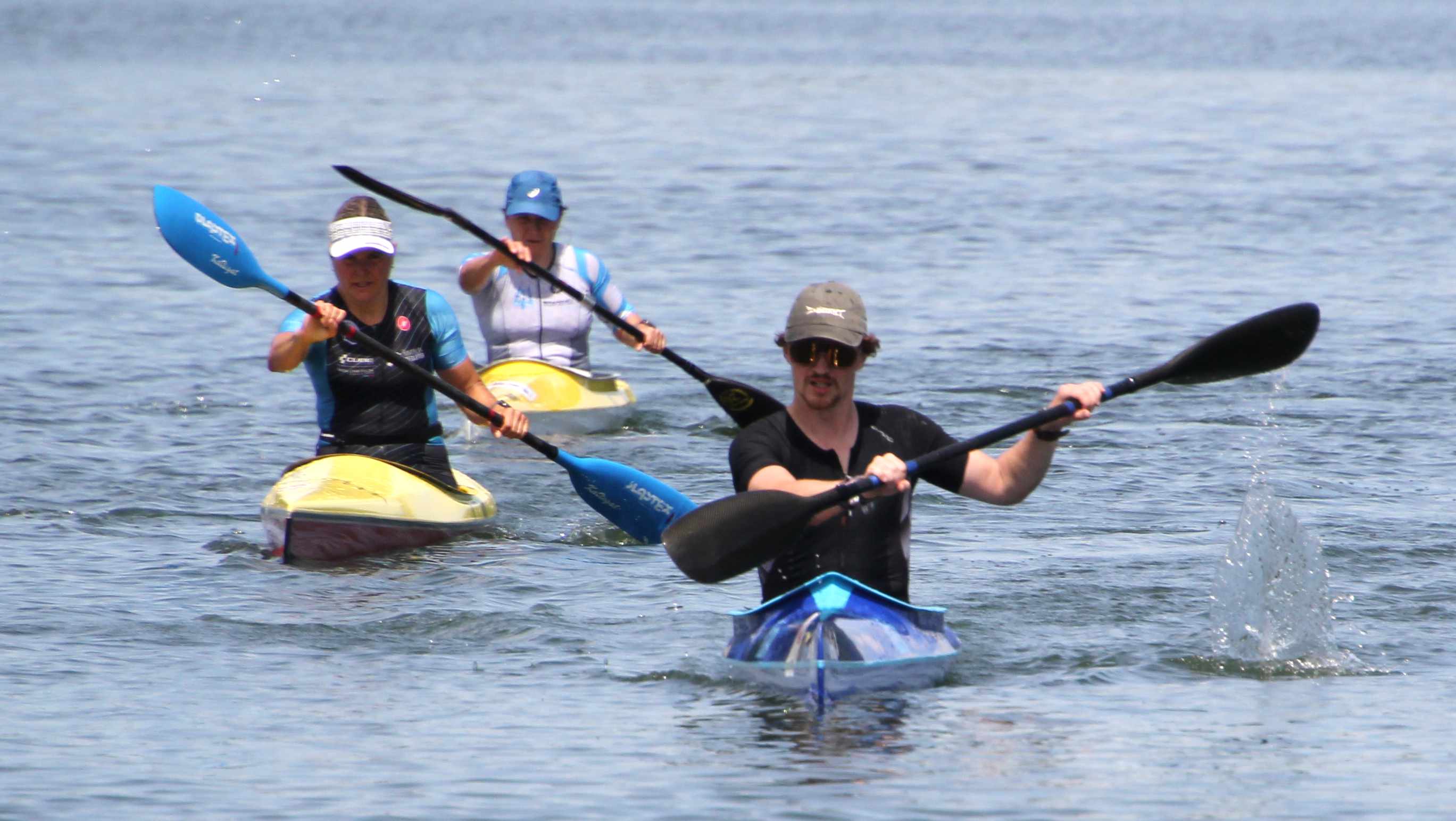 Malte und Anna-Lena im Kayak